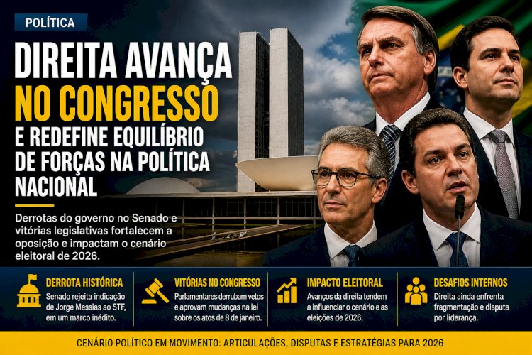 Direita Avança no Congresso e Redefine Equilíbrio de Forças na Política Nacional