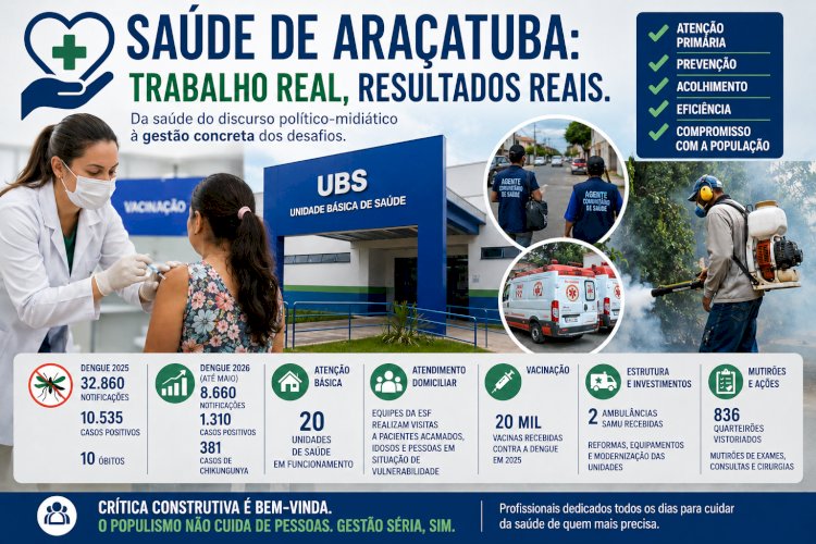 Da Saúde do Discurso Político-Midiático à Gestão Concreta dos Desafios da Saúde Pública em Araçatuba